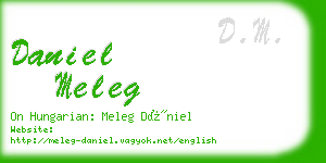 daniel meleg business card